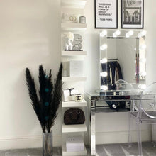Load image into Gallery viewer, SHADOW | black fluffy pampas