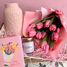 Load image into Gallery viewer, MUMS TULIP HAMPER | FRESH FLOWERS FIFE | MOTHERS DAY COLLECTION 2026

