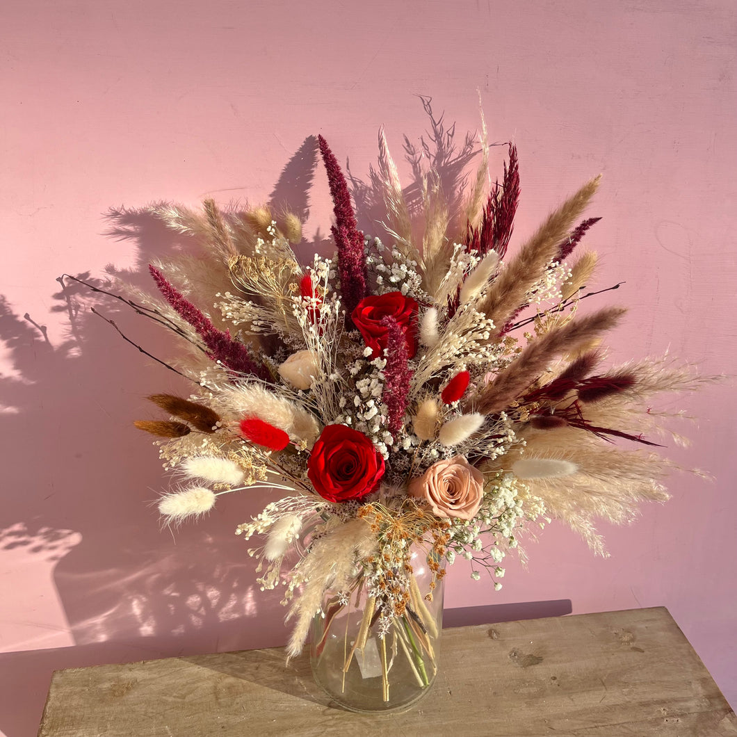 Forever Love RED | Dried Flowers | Valentine’s Day 2025