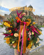 Load image into Gallery viewer, ‘SWEETBELL’ Fresh Wreath | 2025 WINTER COLLECTION | FRESH FLOWERS IN FIFE
