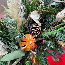 Load image into Gallery viewer, ‘Found in the Forest’ Festive Wreath | WINTER COLLECTION | FRESH FLOWERS IN FIFE
