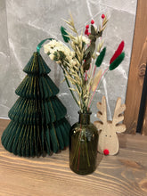 Load image into Gallery viewer, Winter collection Vase Duo Green| Vase + Dried Flower Bouquet
