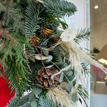 Load image into Gallery viewer, ‘Found in the Forest’ Festive Wreath | WINTER COLLECTION | FRESH FLOWERS IN FIFE
