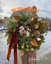 Load image into Gallery viewer, ‘WILDBELL’ Fresh Wreath | 2025 WINTER COLLECTION | FRESH FLOWERS IN FIFE
