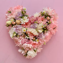 Load image into Gallery viewer, MEMORIAL HEART WREATH| FRESH FLOWERS IN FIFE | MOTHERS DAY COLLECTION 2026
