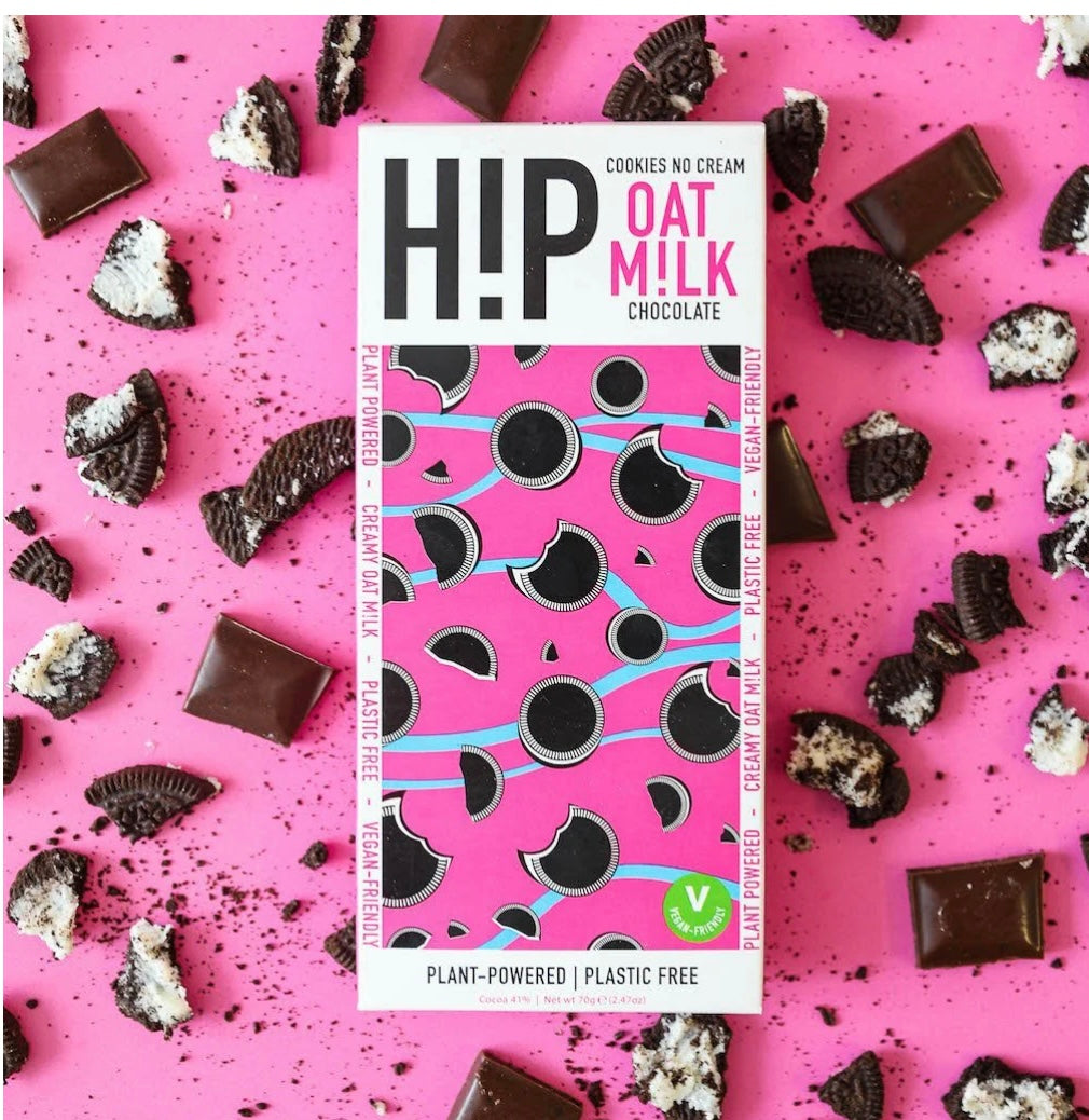 H!P COOKIES NO CREAM CHOCOLATE| VEGAN CHOCOLATE BAR