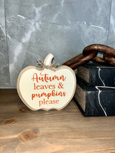 Load image into Gallery viewer, Autumn Leaves Plaque | Autumn Home Decor
