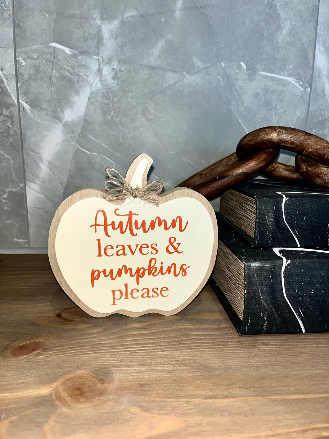 Autumn Leaves Plaque | Autumn Home Decor