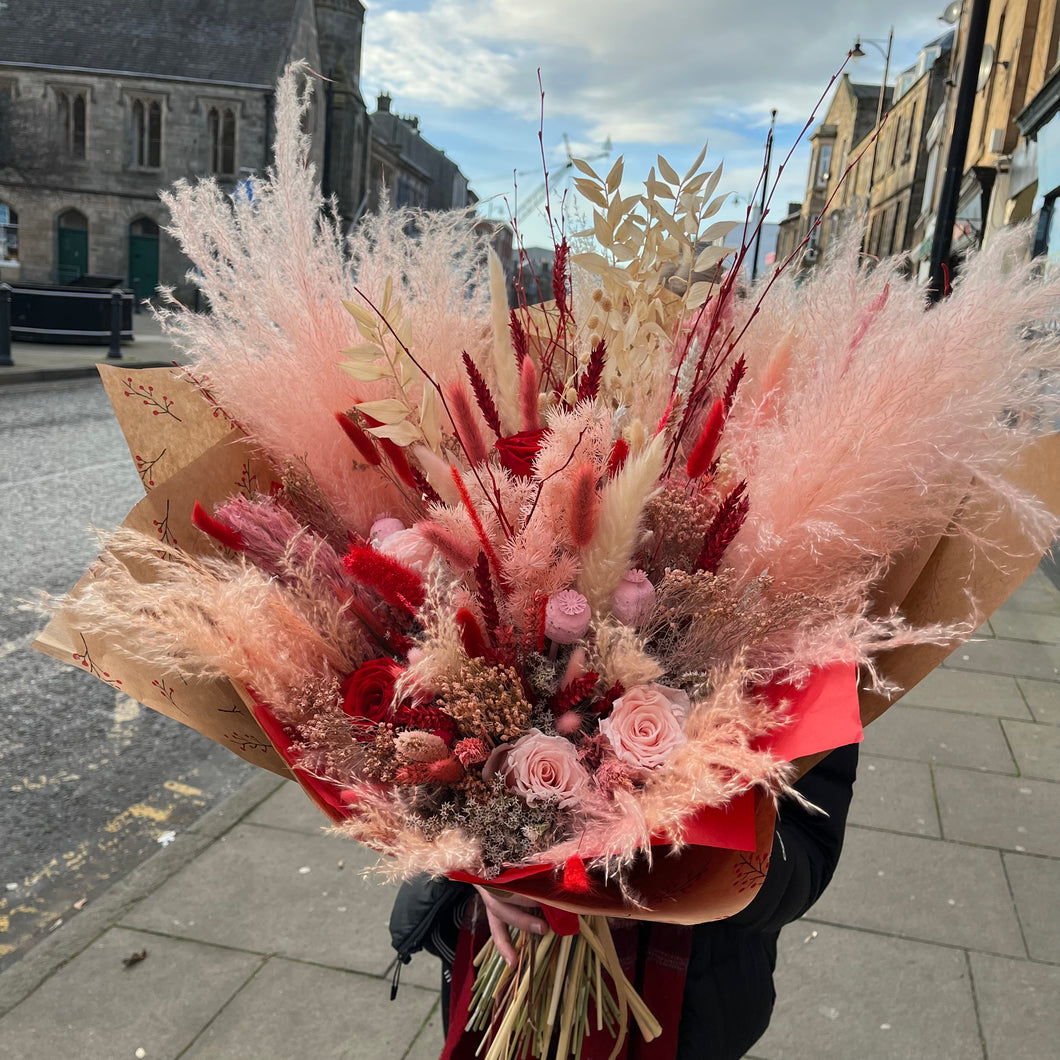 Custom Bouquet | Valentines Dried Flower Bouquet