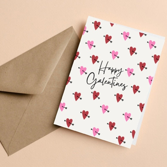 Valentines + Galentines | Greetings Card